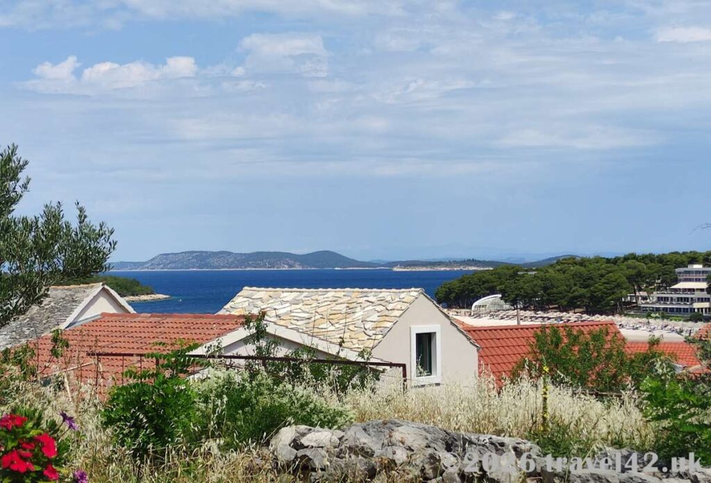 View from Primosten old town