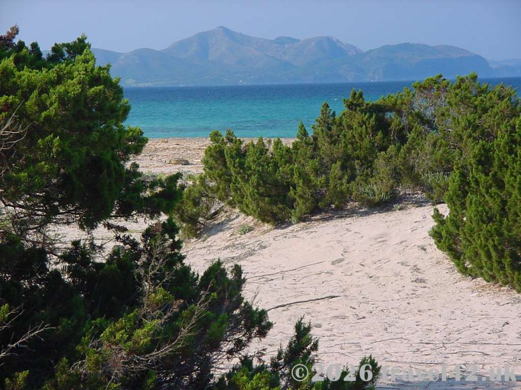 Remote beach on Krk Island