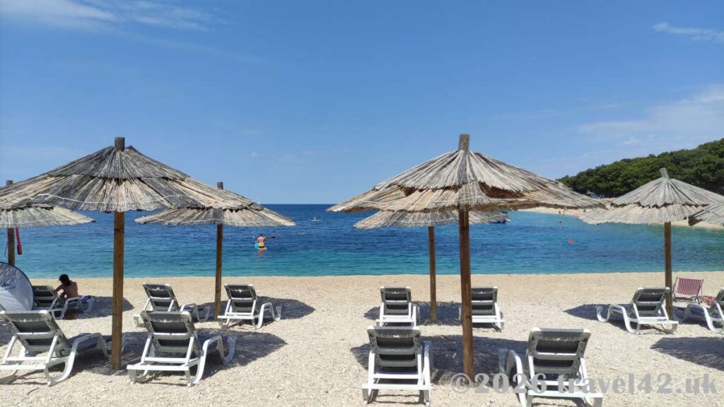 Mala Raduča beach in Primosten