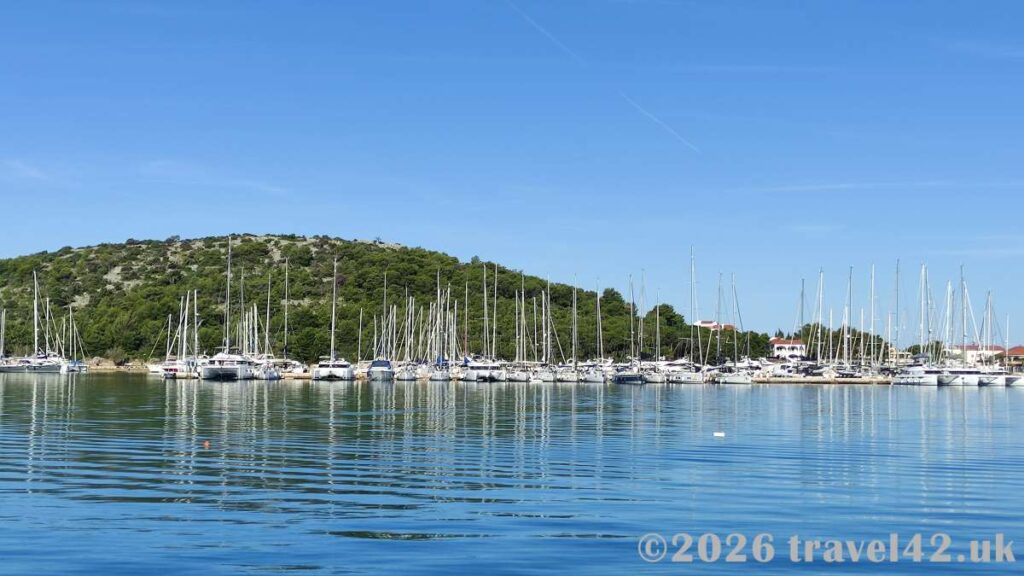Adriatic marina in Rogoznica