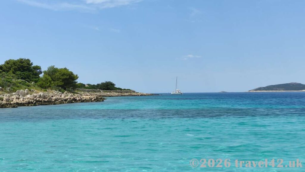 Remote beach on Drvenik Mali island