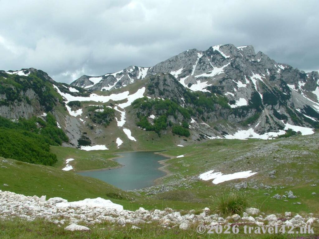 A lake in Durmitor National Park Montenegro