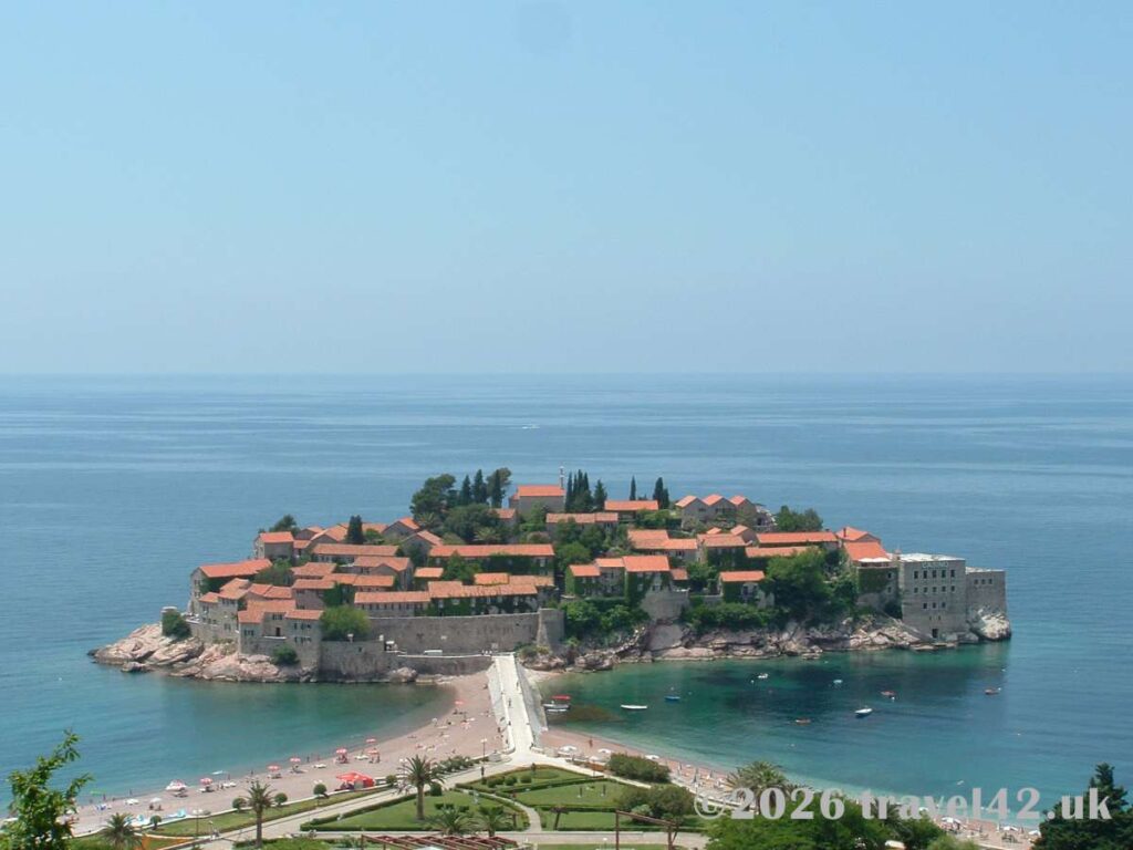 Sveti Stefan Montenegro iconic island village