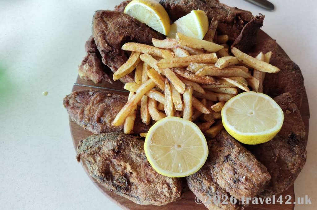 Catfish dish in Restaurant Lule
