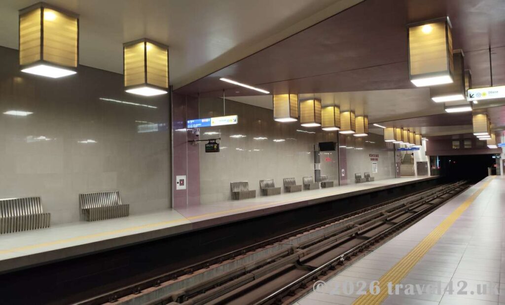 Underground station in Sofia