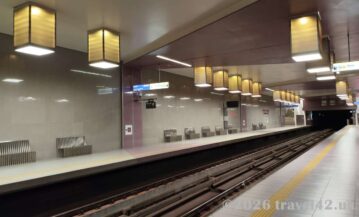 Underground station in Sofia