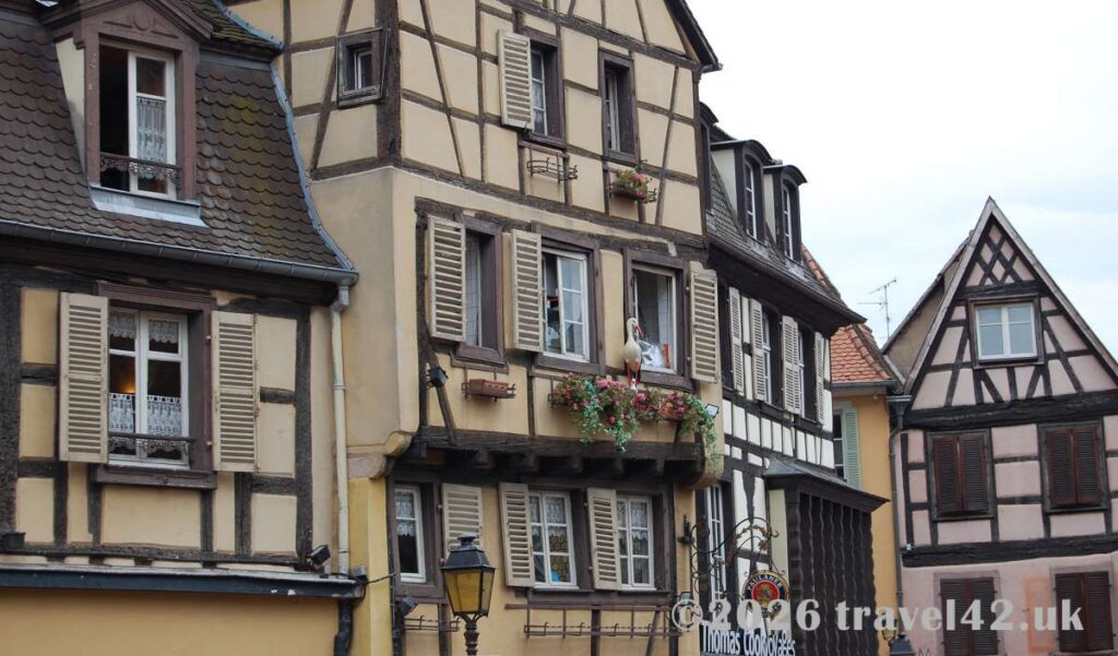 A charming corner of historic centre in Colmar