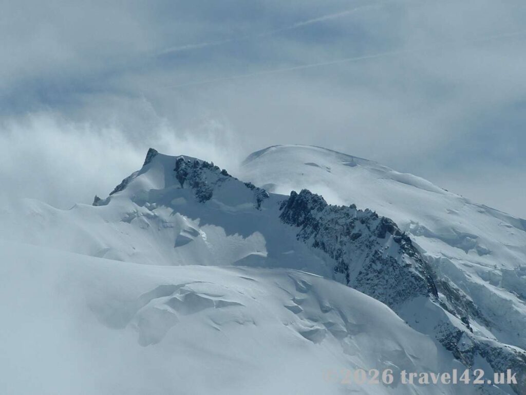 Mont Blanc snow-covered summit