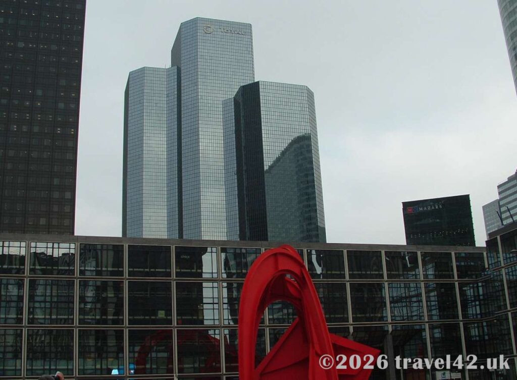 Modern skyscrapers in La Défense district