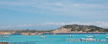 Swimming in the crystal-clear waters of Spiaggia del Cavaliere on Budelli