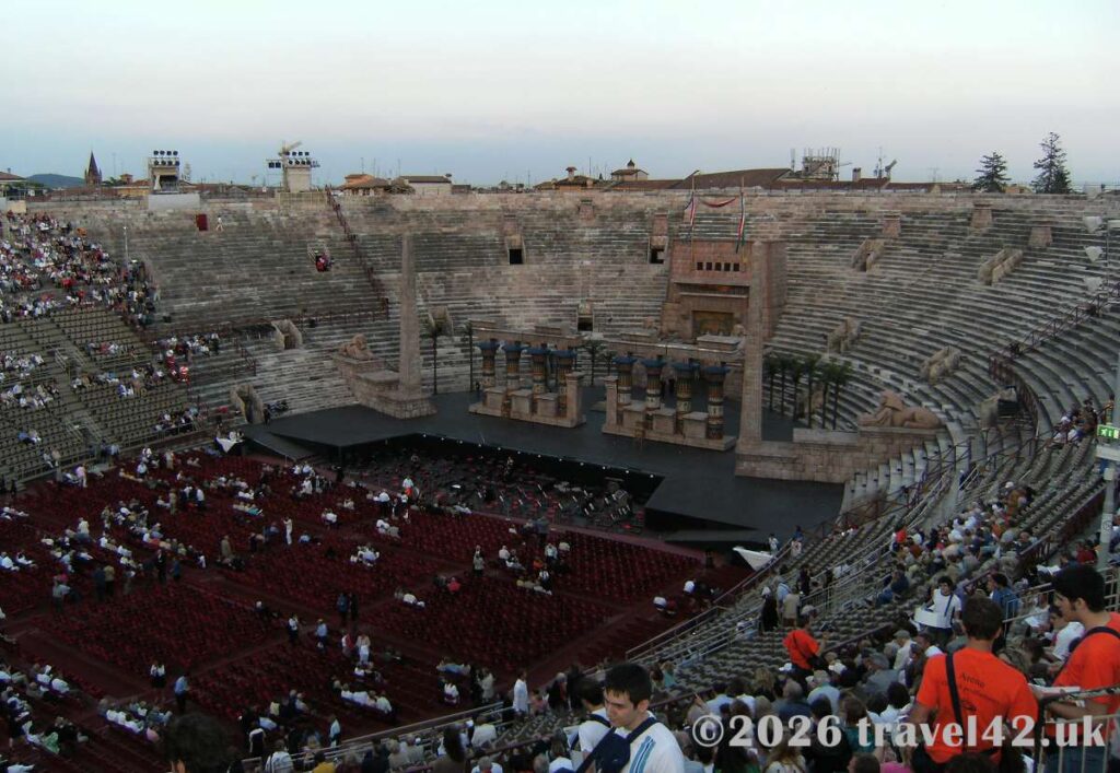 An evening at the Arena di Verona