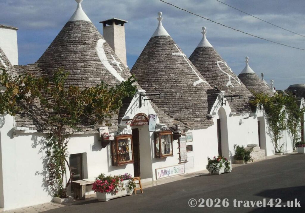 The iconic trulli of Alberobello, Puglia