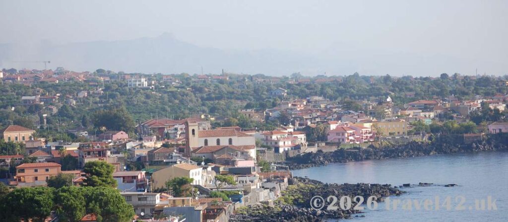he coastal landscape of Acireale in Sicily