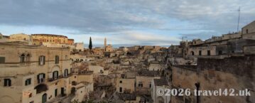 Matera at dusk