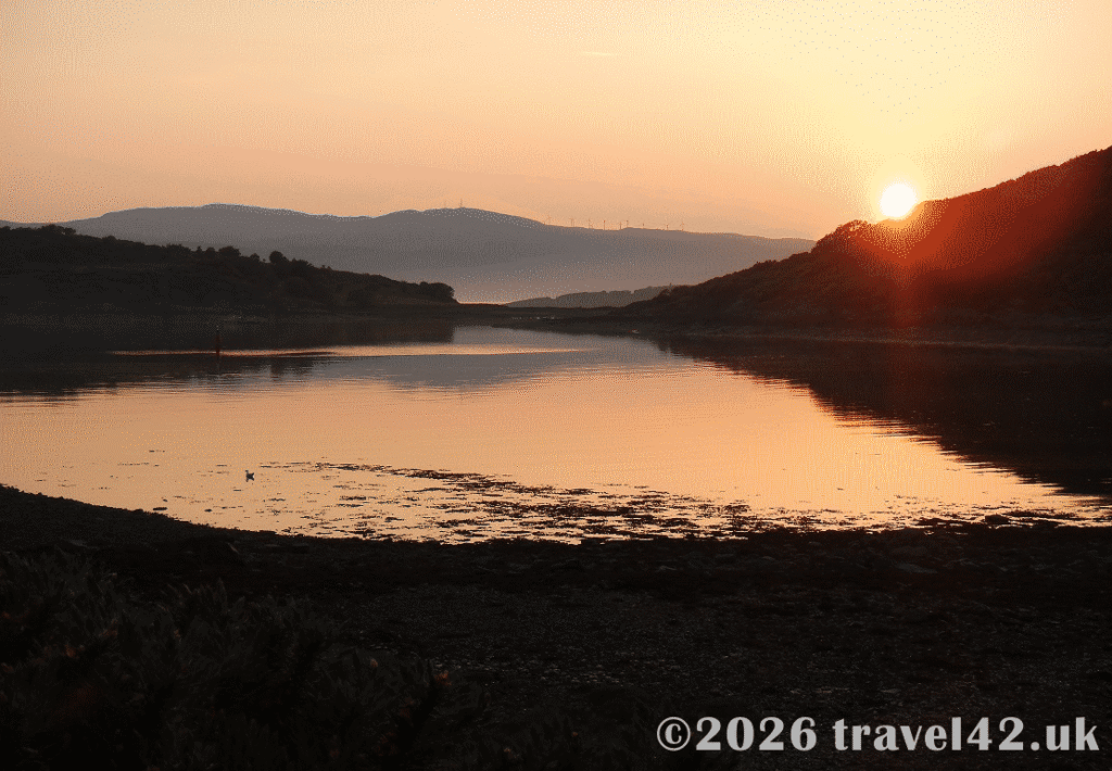 Sunset in Portavadie