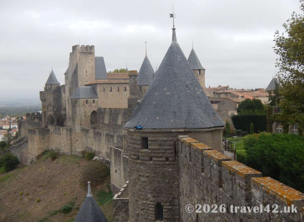 The medieval Château Comtal of Carcassonne