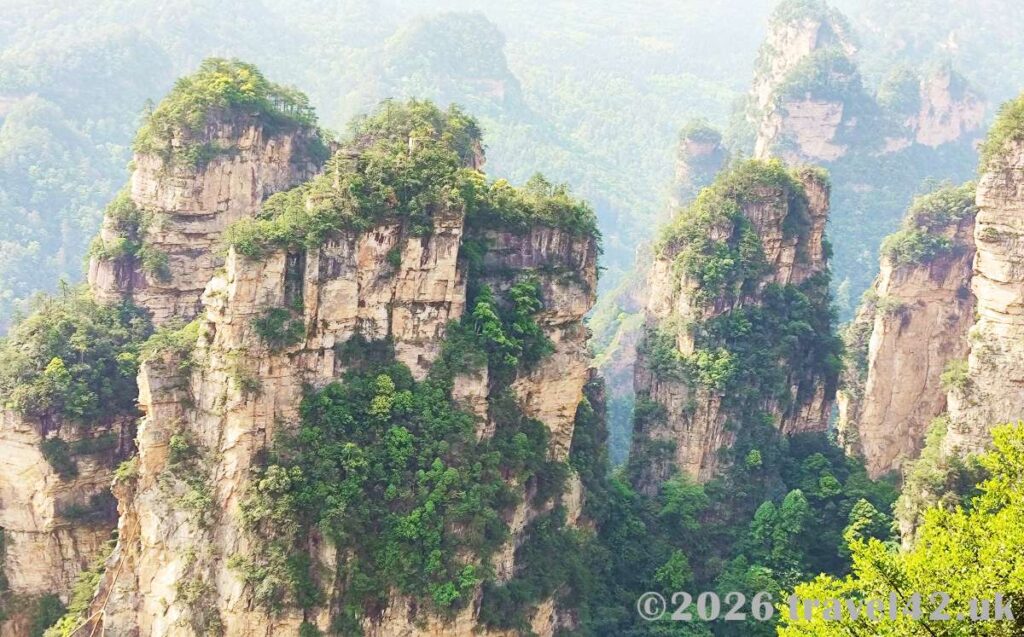 Avatar Mountains in Wulingyuan National Forest Park