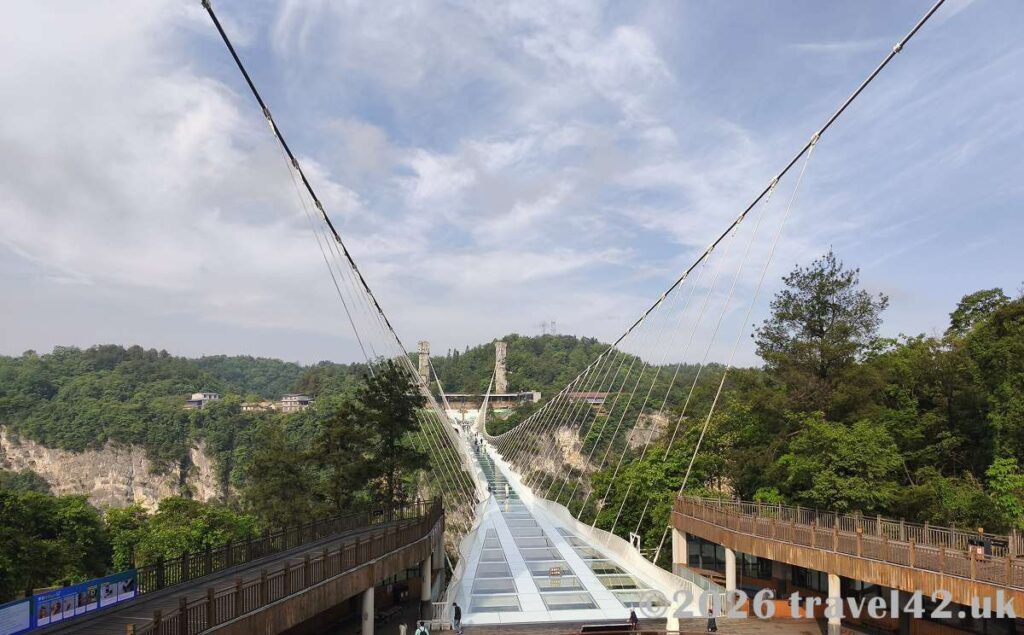Glass Bridge over the Grand Canyon in China